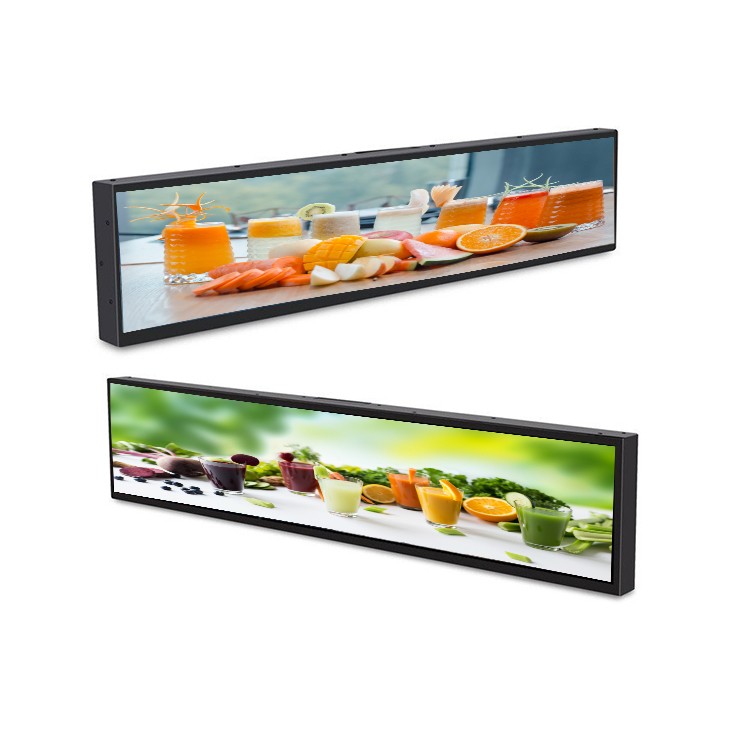 38'' 250nits Indoor Stretched Bar LCD Screen