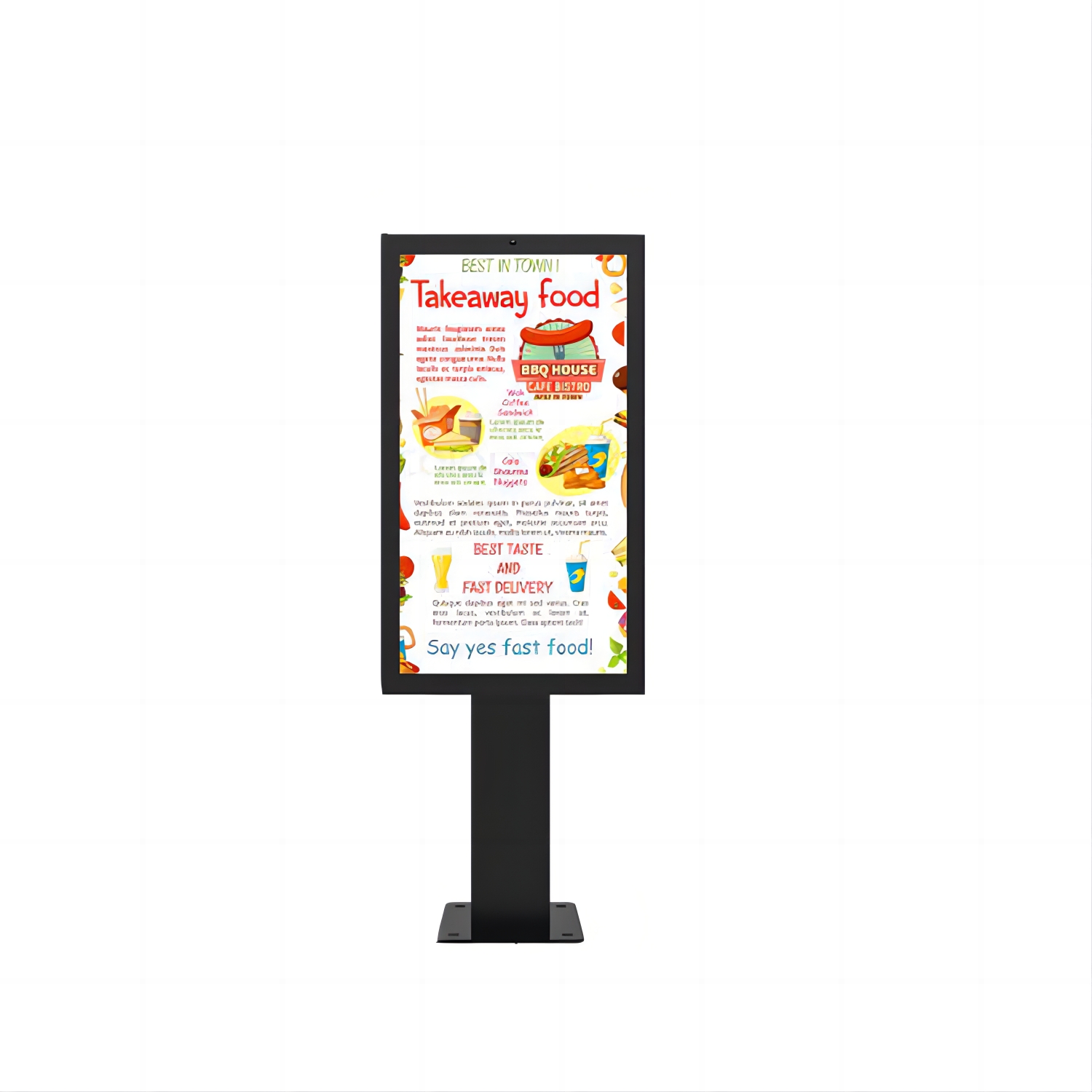 49'' 4000nits Vertical Outdoor LCD Display